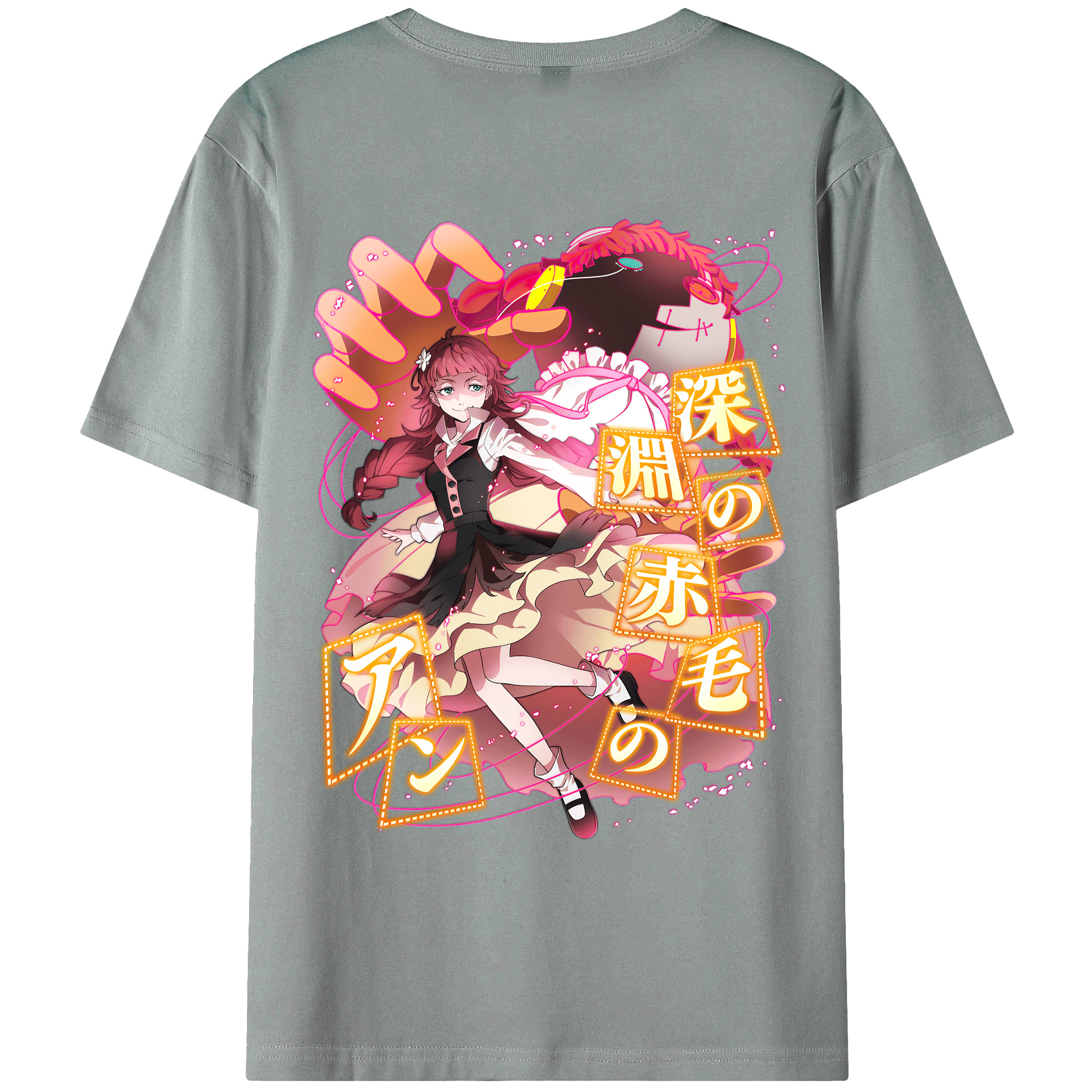 （画像用） 文豪ストレイドッグス Bungo Stray Dogs 綿100％ メンズ半袖Tシャツ（バックプリント） 通気性